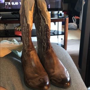 High cowgirl boots